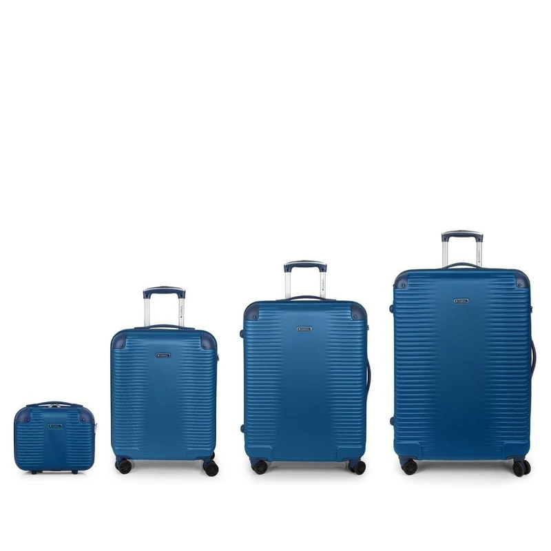 Gabol Set of 3 Suitcases - Blue ABS Luggage Set (S, M, L) - Image 1
