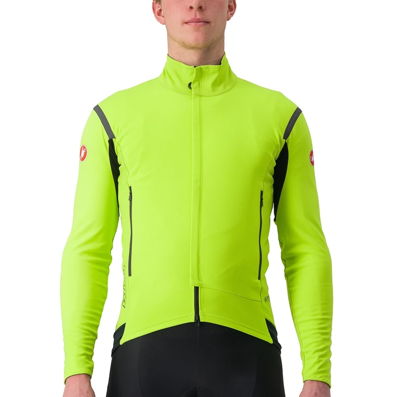 CASTELLI 4522511-383 PERFETTO RoS 2 JKT Jacket Men's ELECTRIC LIME/DARK GRAY Size S