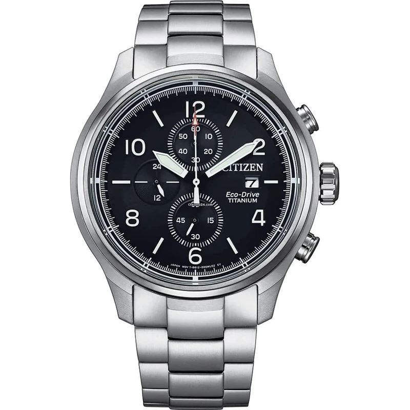 Citizen Mens CA0810-88E Eco-Drive Chronograph Titanium Watch