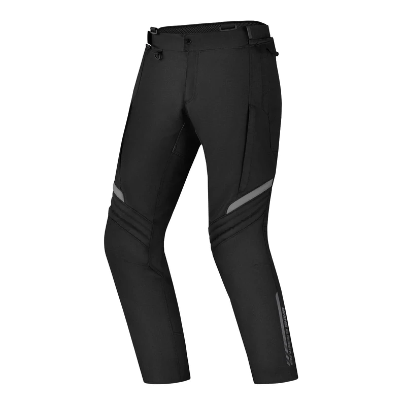 SHIMA Rush Motorcycle Pants for Men | Summer Reinforced Adventure Mesh Mens Touring Pants with Waterproof Membrane, CE Knee Armor Pads (Black, 3XL)