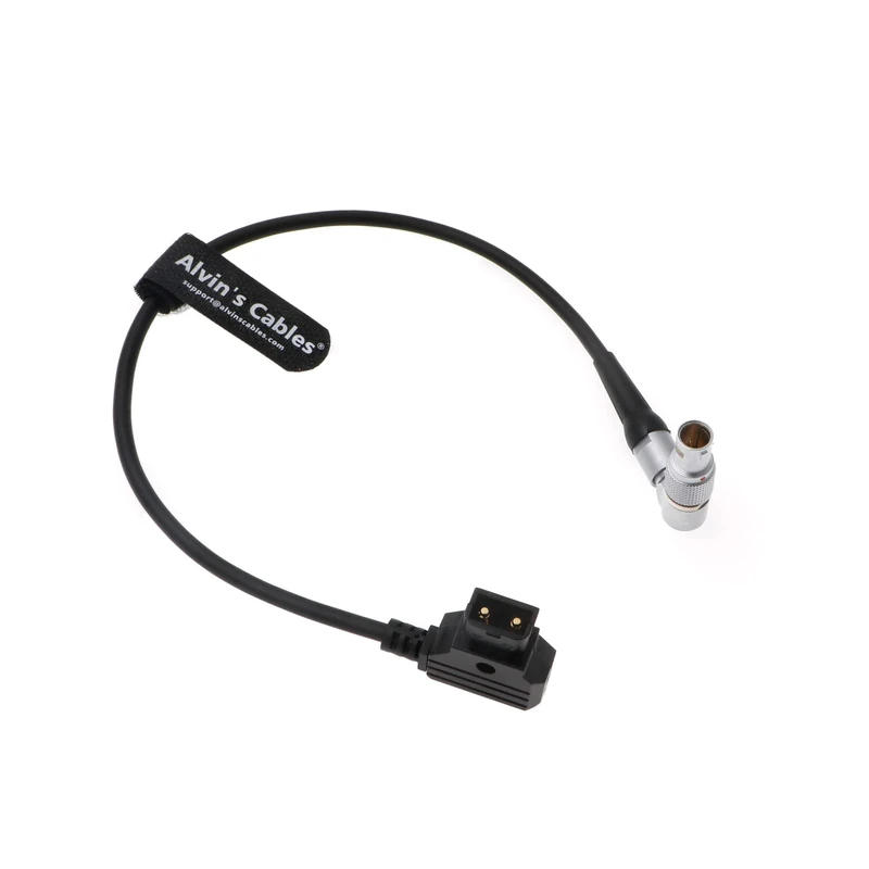 Alvin's Cables Power-Cable for Kinefinity Mavo Edge Rotatable Right Angle 2-Pin Male to D-tap Male 30CM