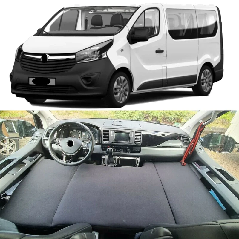 BREMER SITZBEZÜGE Camper Bed Cab Bed Compatible with Opel Vivaro B from 2014-2019 Motorhome Accessories - Image 1