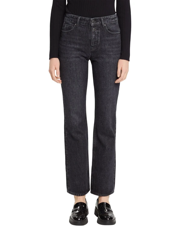 ESPRIT Women's 102EE1B326 Jeans, 921/Grey Dark Wash, 26/30 - Image 1