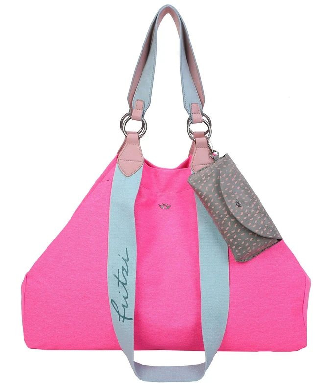 Fritzi aus Preußen shoulder bag Canvas Izzy Bag Neon Pink