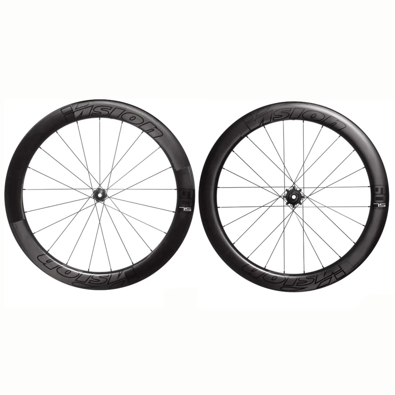 Vision, Disc Brake Wheels Metron 60 SL Clincher Centerlock Tubeless, XDR Unisex Adult, Black, One size