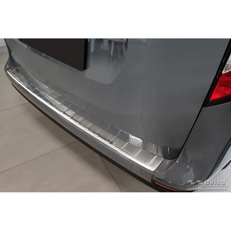 Avisa Stainless Steel Rear bumper protector compatible with Mercedes Citan (W420) Box/Tourer 2021- 'Ribs'