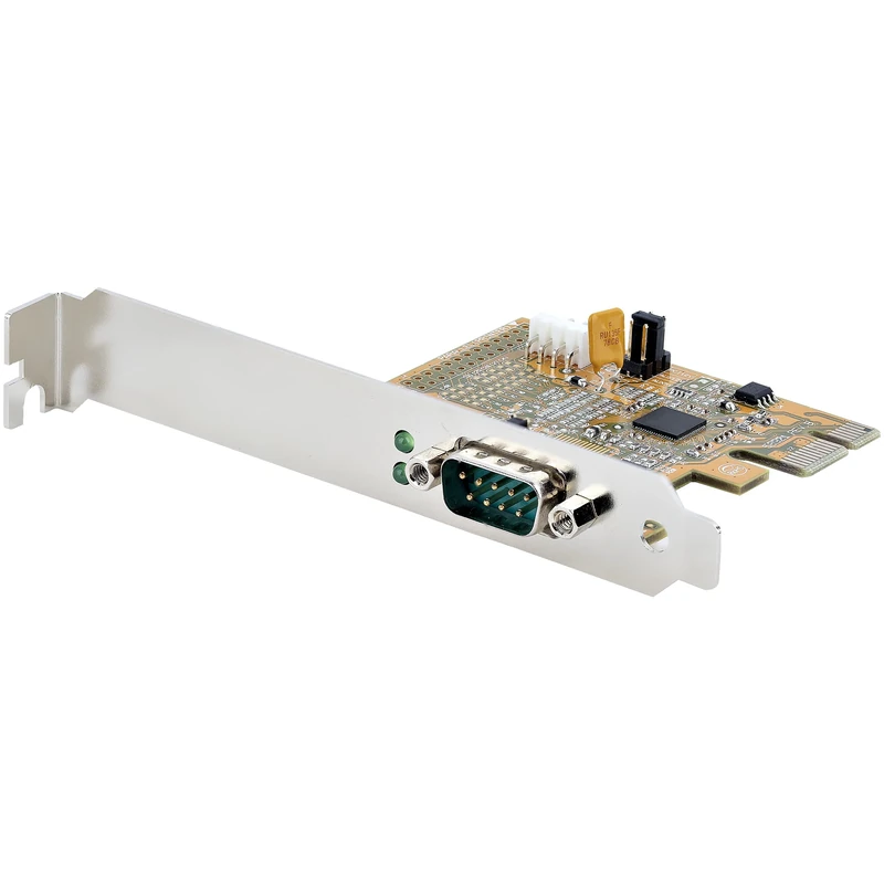 StarTech.com PCI Express Serial Card, PCIe to RS232 (DB9) Serial Interface Card, PC Serial Card, 16C1050 UART, Standard and Low Profile Brackets, COM Retention, Windows/Linux (11050-PC-SERIAL-CARD)