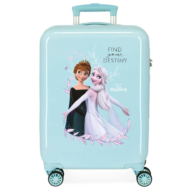 Disney Frozen Memories Cabin Trolley, Blue, 38 x 55 x 20 cm, Rigid, ABS Combination Lock, Blue, Talla Unica, Bag