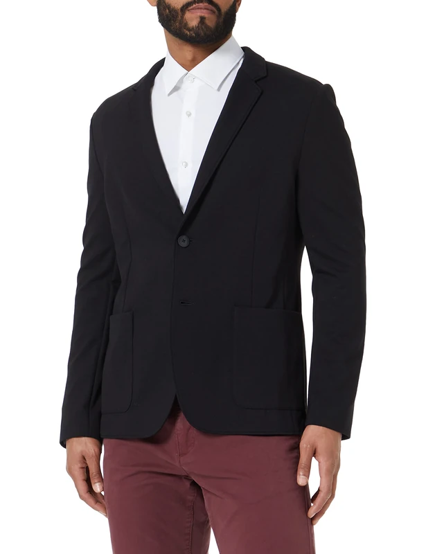 HUGO Men's Agaltus224j1 Jacket, Black 1, 106 cm