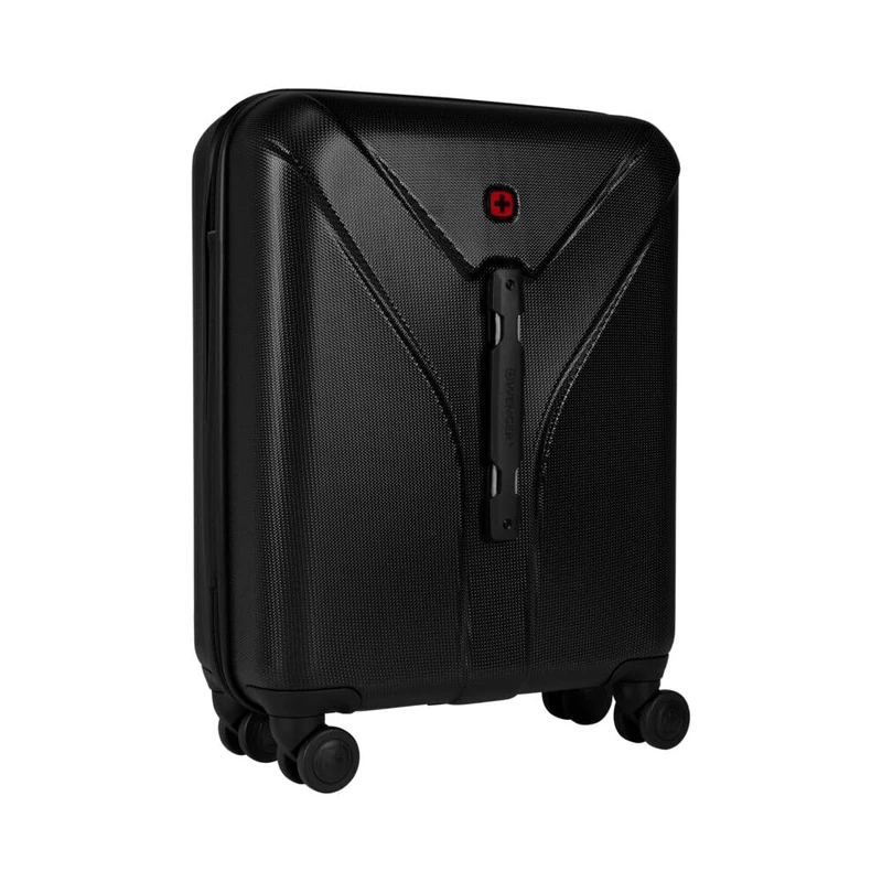 WENGER Ibex Carry-On Hard-Shell Suitcase, Hand Luggage, Trolley, 35 l, Security Lock, Women Men, Travel Vacation, Black, 612039
