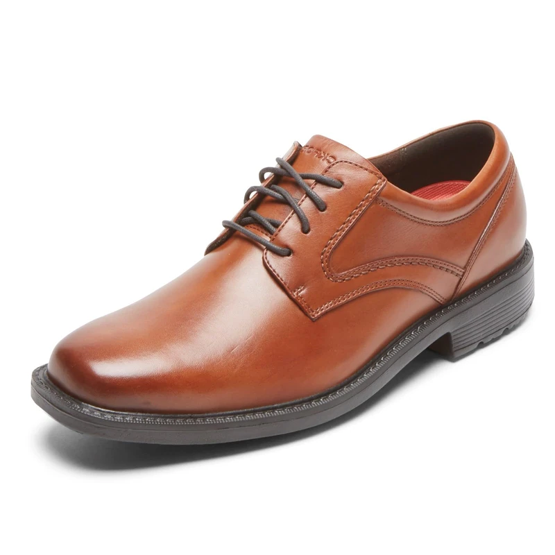 Rockport Men's Style Leader 2 Plain Toe Oxford, British Tan, 8 UK - Image 1