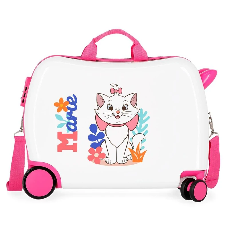 Disney Aristocatos Children's Suitcase White 50x39x20cm Rigid ABS Combination Closure Side 34L 1.8 kg 4 Wheels