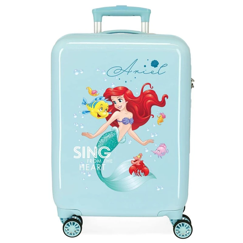 Disney Adjustable Toiletry Bag with Shoulder Bag, Ariel, 55.00 x 34.00 x 20.00 cm, Suitcase