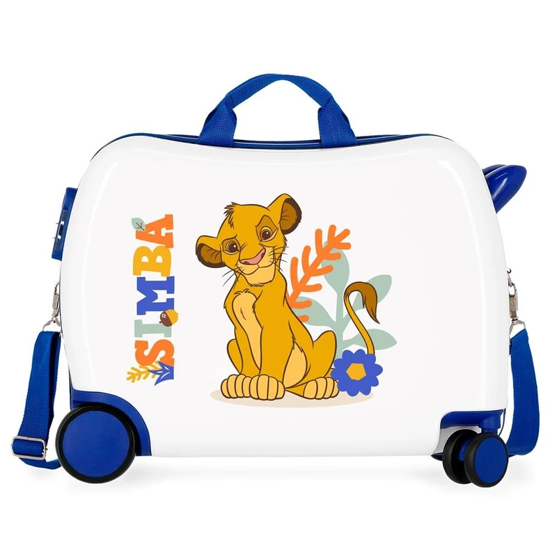Disney Joumma Bags Classic Hardshell Kids Suitcase with Combination Lock and 4 Wheels is Made of ABS, a Sturdy and Lightweight Material., Simba, Talla Unica, Children's Suitcase 50