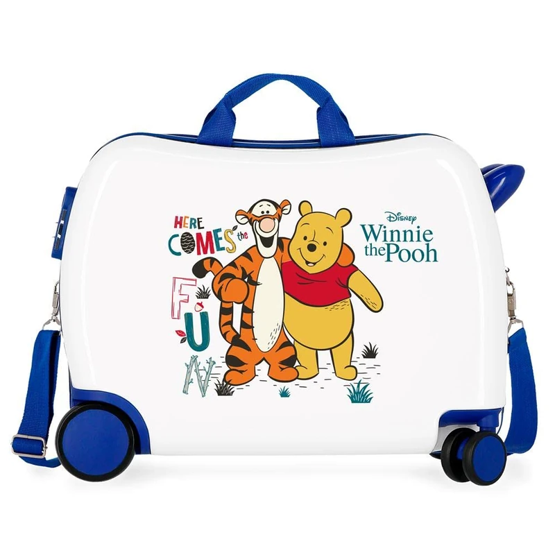 Disney Winnie The Pooh Children's Suitcase White 50x39x20cm Rigid ABS Combination Closure Side 34L 1.8 kg 4 Wheels
