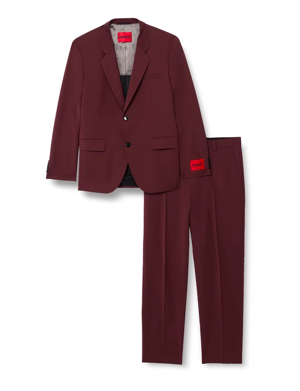 HUGO Men's Kris/Teagan231X Suit, Dark Brown204, 204
