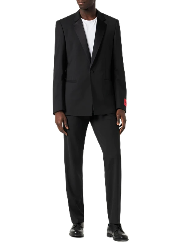HUGO Men's Hendrix/Scot231e1x Suit - Black, Size 38