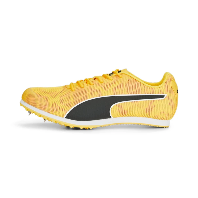 PUMA Mens Evospeed Star 8 Track and Field Shoe, Sun Stream Sunset Glow Puma Black, 9 UK