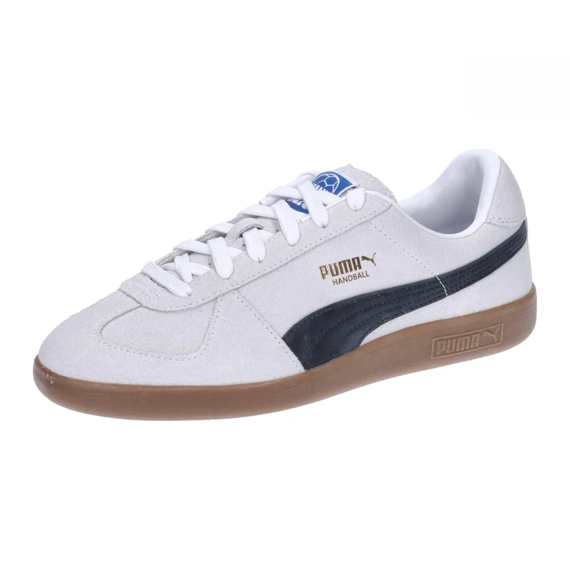 Puma Unisex Adults Handball Indoor Court Shoes, Puma White-Puma Black-Gum, 7 UK