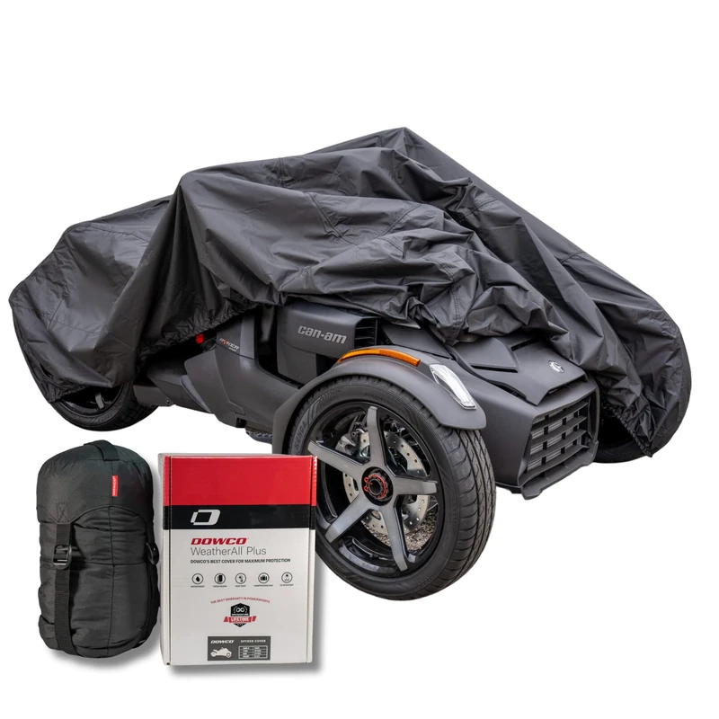 Dowco Indoor/Outdoor Motorcycle Cover Fits All Can-Am Ryker Models - Guardian WeatherAll Plus - Black [05601]