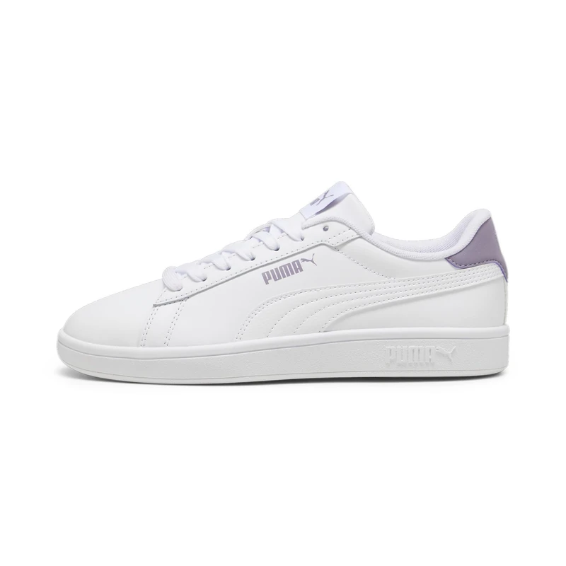 PUMA Men's Smash 3.0 L Sneaker, White White Gold, 3 UK