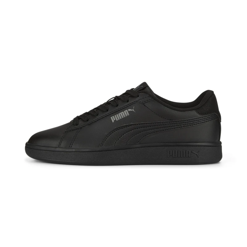 Puma Puma Smash 3.0 L Jr Unisex Kid Sneaker, Puma Black-Shadow Gray, UK 4.5 - Image 1