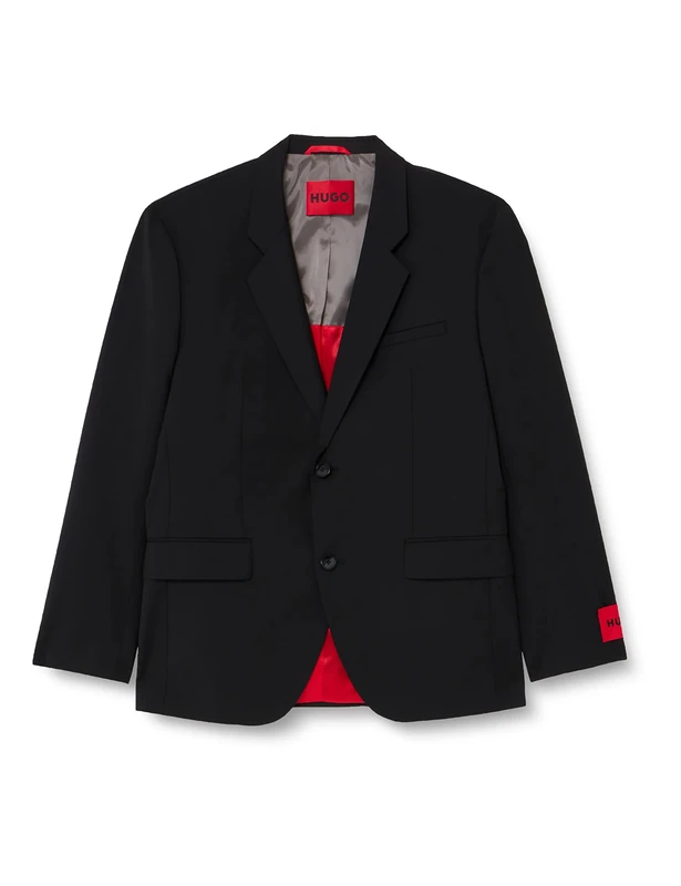 HUGO Men's Kris231x Jacket, Black 1, 106 cm