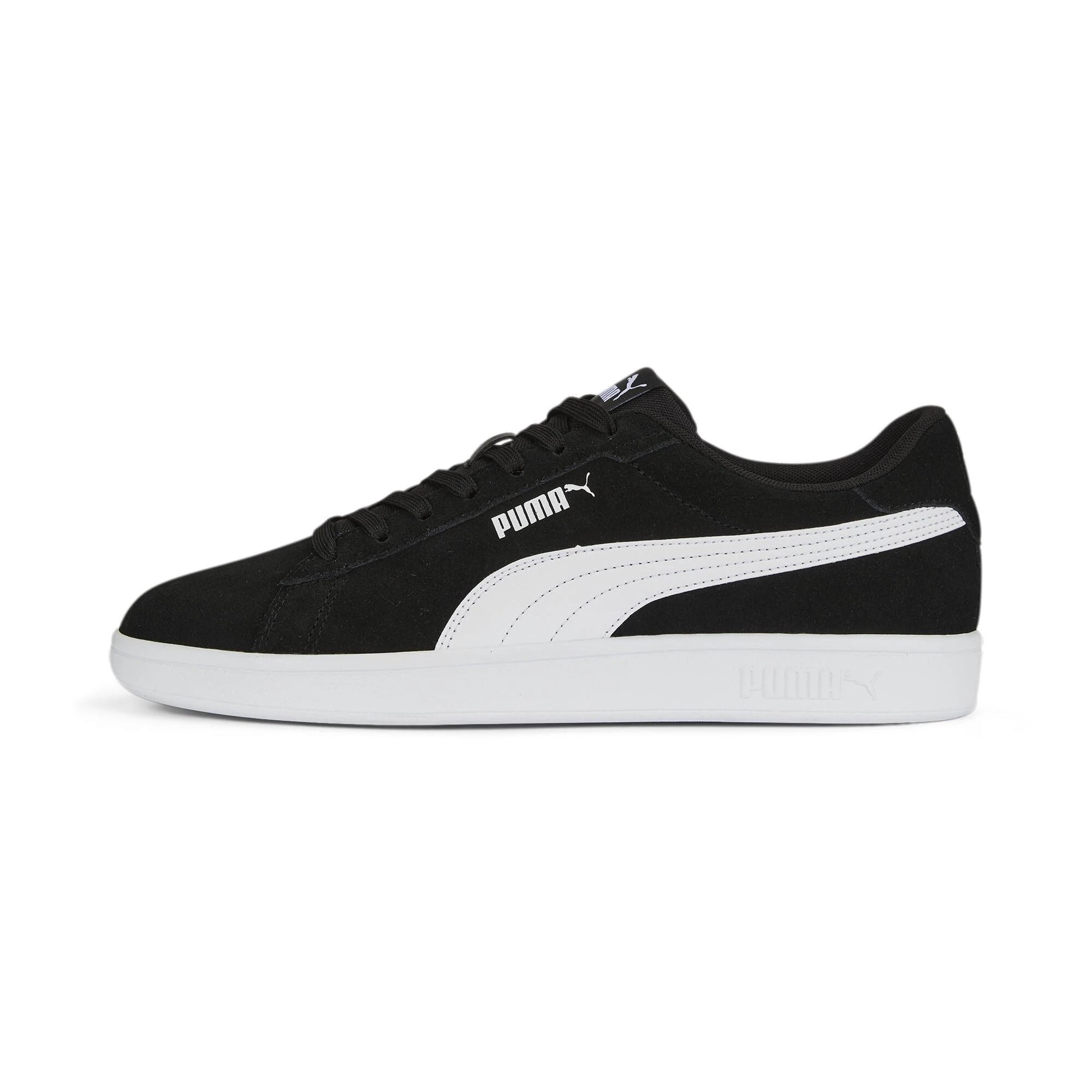 PUMA Mens Smash 3.0 Sneaker, Puma Black Puma White, 10 UK