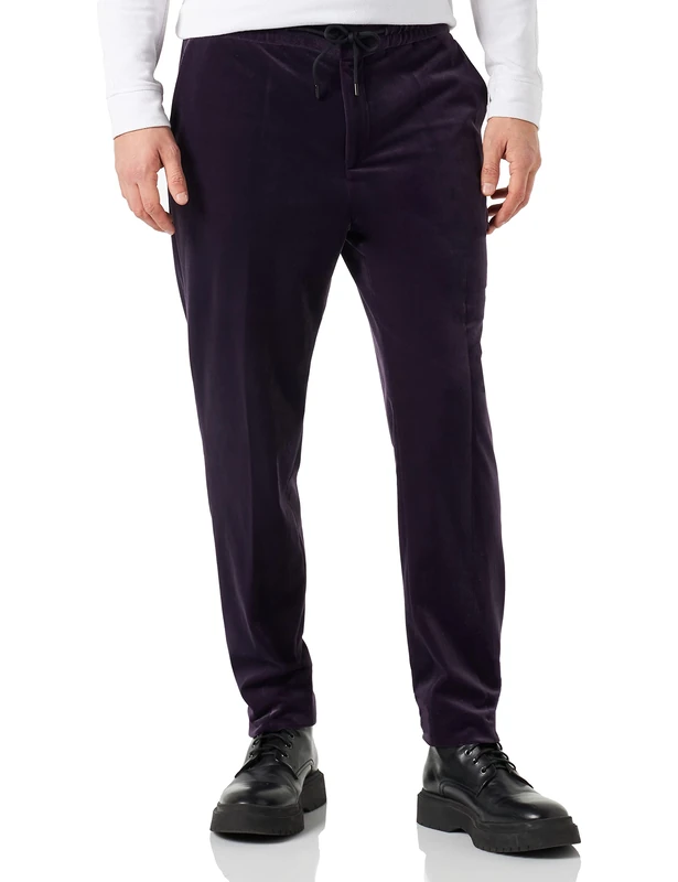 HUGO Men's Howard231j Trousers, Dark Purple509, W44