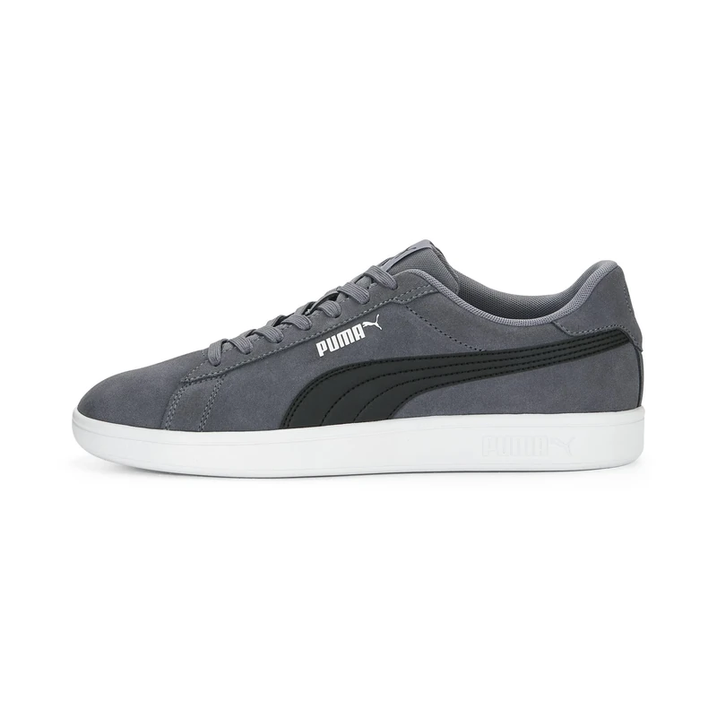 PUMA Mens Smash 3.0 Sneaker, Gray Tile Puma Black Puma White, 11 UK
