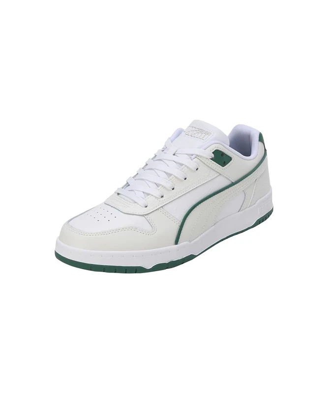 PUMA Unisex Rbd Game Low Low-Top Trainers, PUMA White-Vapor Gray-Vine-PUMA Gold, 9 UK