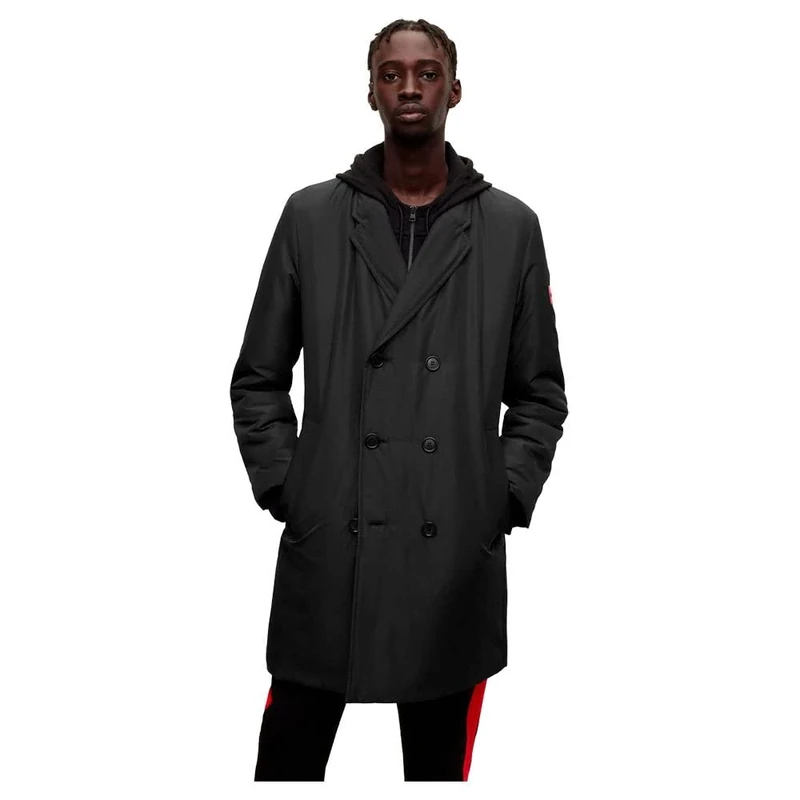 HUGO Men's Marlondo2311 Coat, Black 1, 106 cm