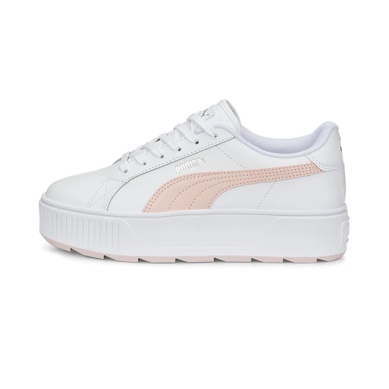 PUMA Women's Sneaker, Puma White Rose Dust Puma Silver, 6 UK