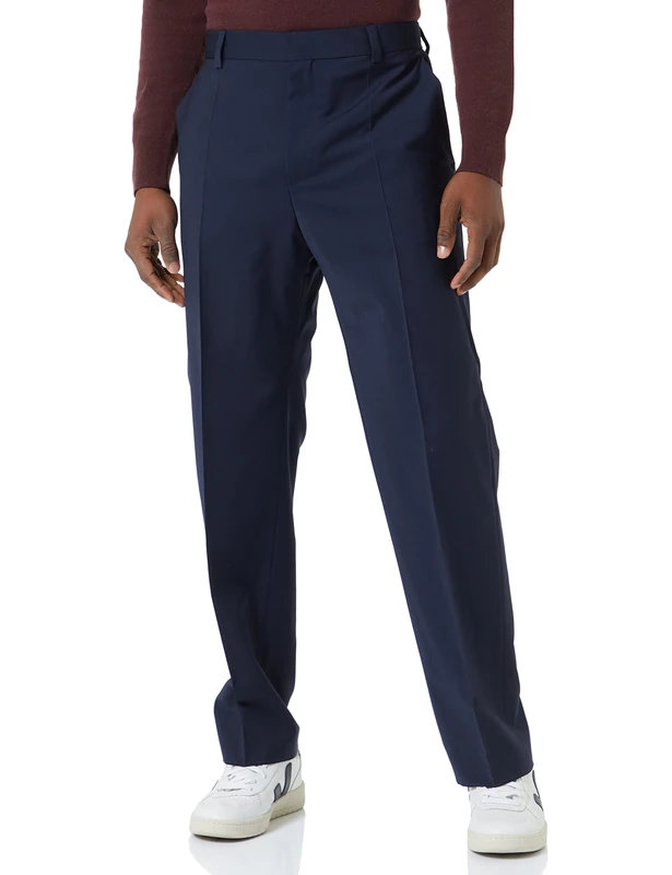 HUGO Men's Teagan231x Trousers, Dark Blue405, W46