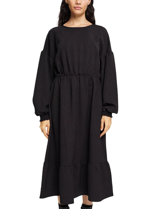 ESPRIT Women's 112EE1E311 Dress, 001/Black, 36