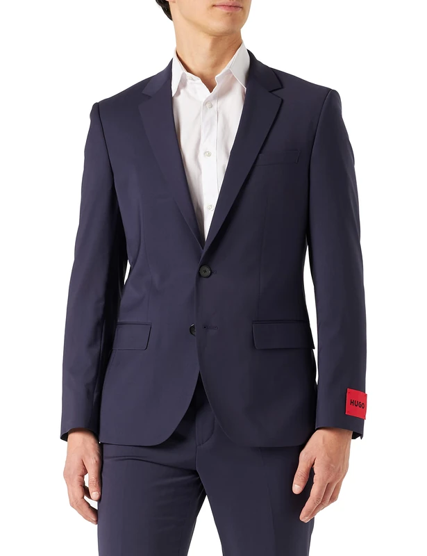 HUGO Men's Henry231x Jacket, Dark Purple509, 44