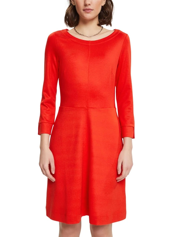 ESPRIT Women's 122EE1E304 Dress, 630/RED, L