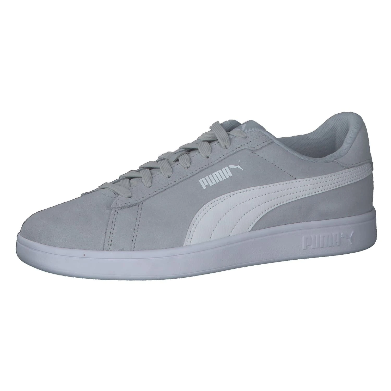 PUMA Men's Smash 3.0 Sneaker, Platinum Gray Puma White, 10 UK