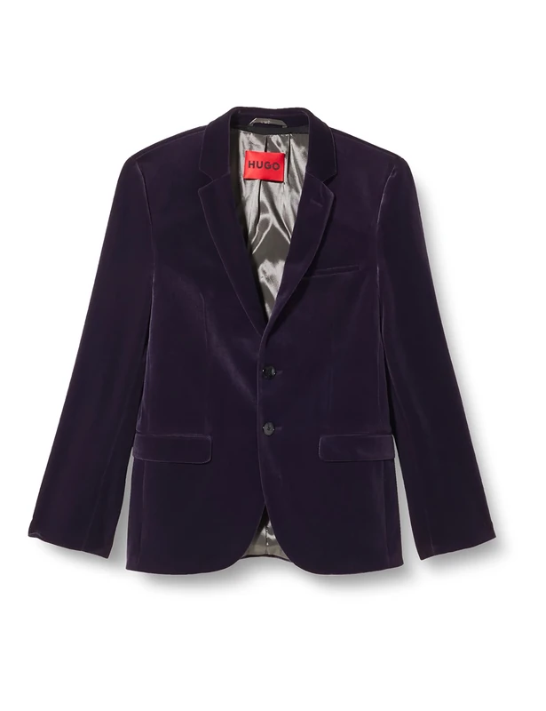HUGO Men's Arti231X Jacket, Dark Purple509, 46