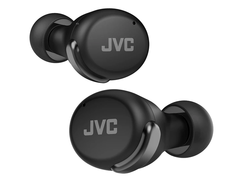 JVC HA-Z330T-B - Compact True Wireless Earphones, Noise Cancelling, Lightweight, Stylish Design, BT 5.2, Waterproof (IPX4), 21 Hours Playtime, Low Latency Mode for Games, (Black)