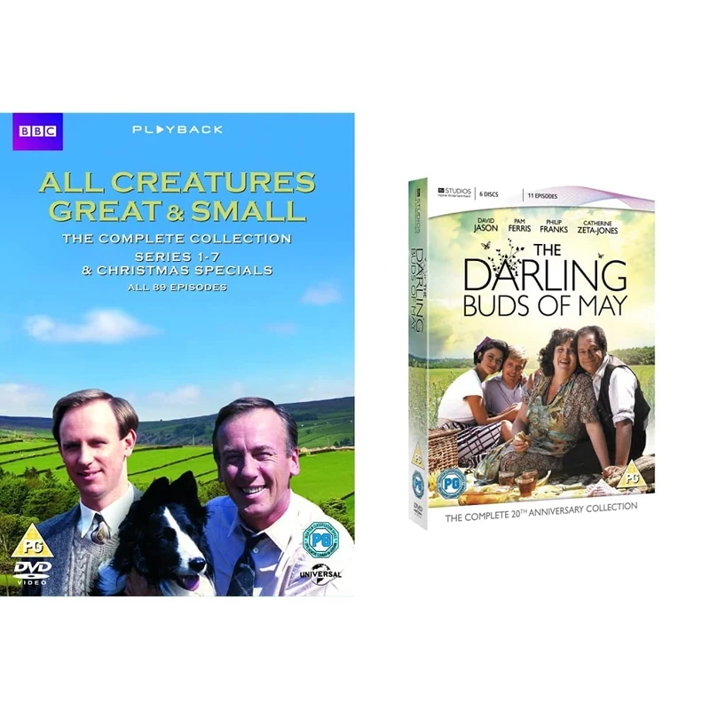 All Creatures Great and Small Complete Collection [DVD] [2013] & The Darling Buds of May - Complete Collection 20th anniversary [DVD]