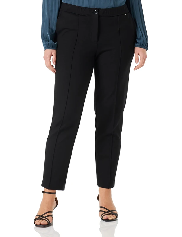BOSS Women's C_tajesa Trousers, Black 1, 12