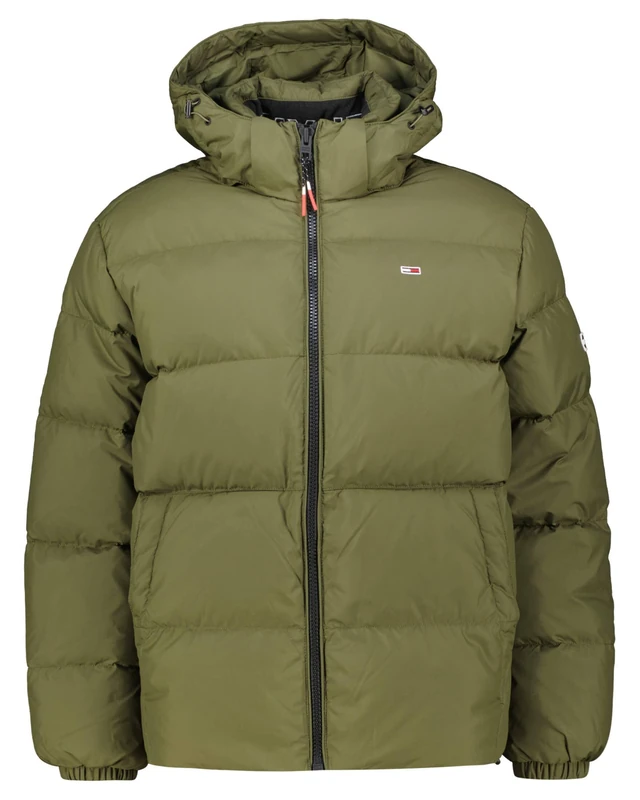 Tommy Jeans Men TJM Essential Down-Filled Jacket Winter, Black (Black), M