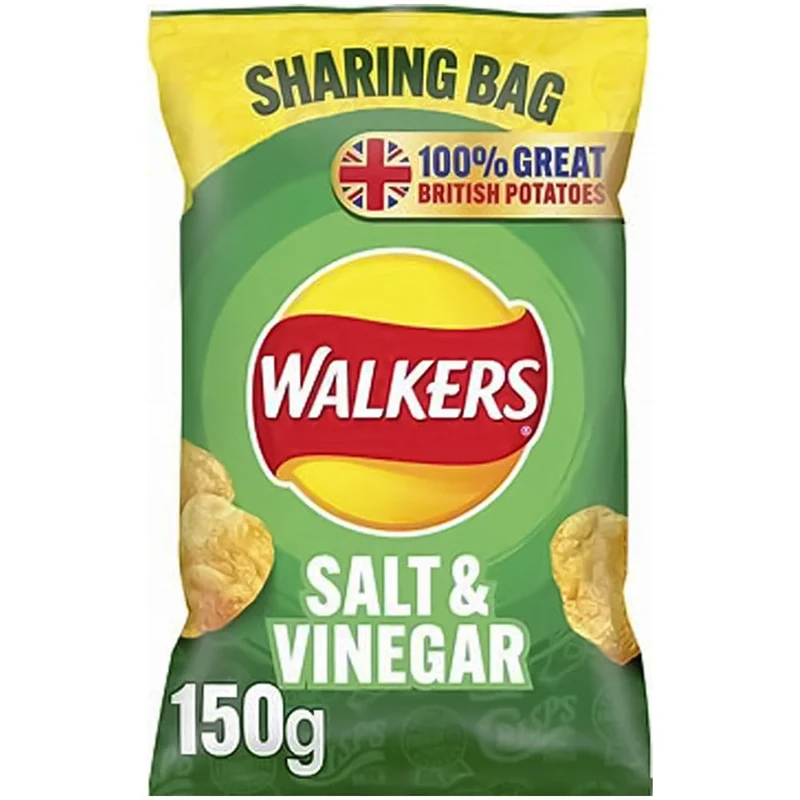 Walkers Salt & Vinegar 150G