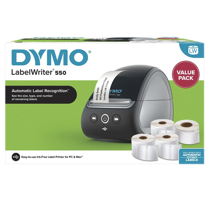 Dymo Labelwriter 550 Value Pack