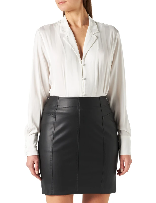 BOSS Women's C_Variana Skirt, Black1, 46