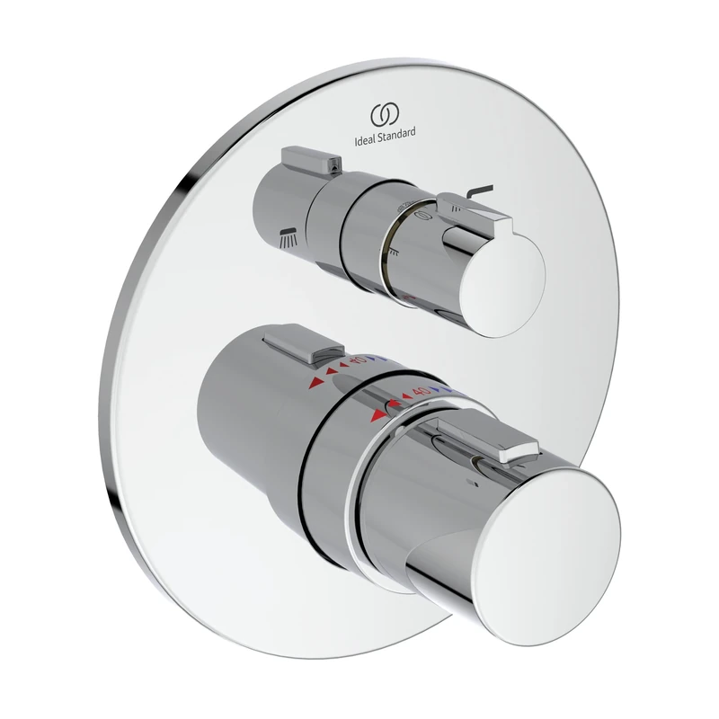 Ideal Standard - Ceratherm T100 Thermostatic Mixer with Diverter for Bath/Shower, Chrome