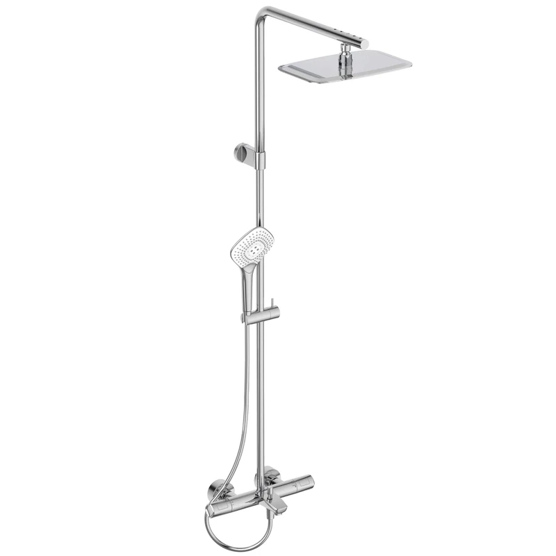 Ideal Standard - Ceratherm T100 Flex Column for Bathtub/Shower with External Thermostatic, Chrome
