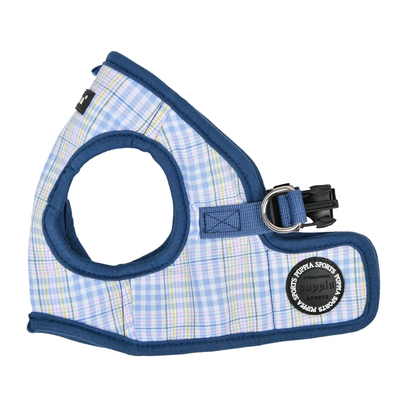 Puppia Luke Step-in Vest Dog Harness No Choke No Pull Walking Training for Small and Medium Dog - Blue - M