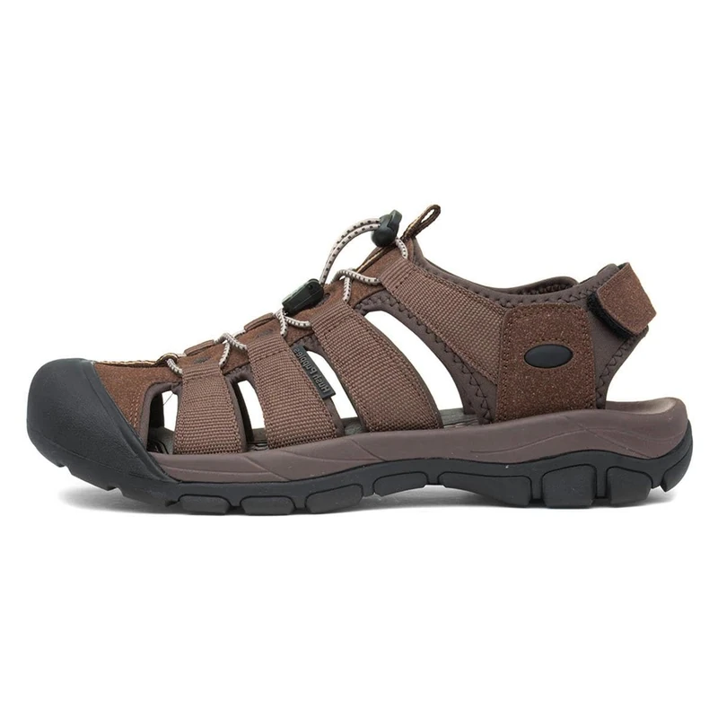 Hush Puppies Men's Peru Sandal, Brown, 12